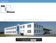 Tablet Screenshot of khg-warnecke.de